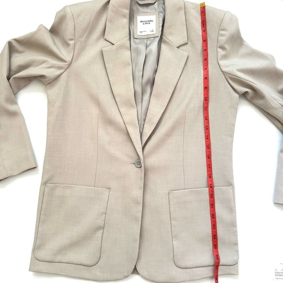 Abercrombie & Fitch Tan Blazer Size Small - Picture 9 of 10